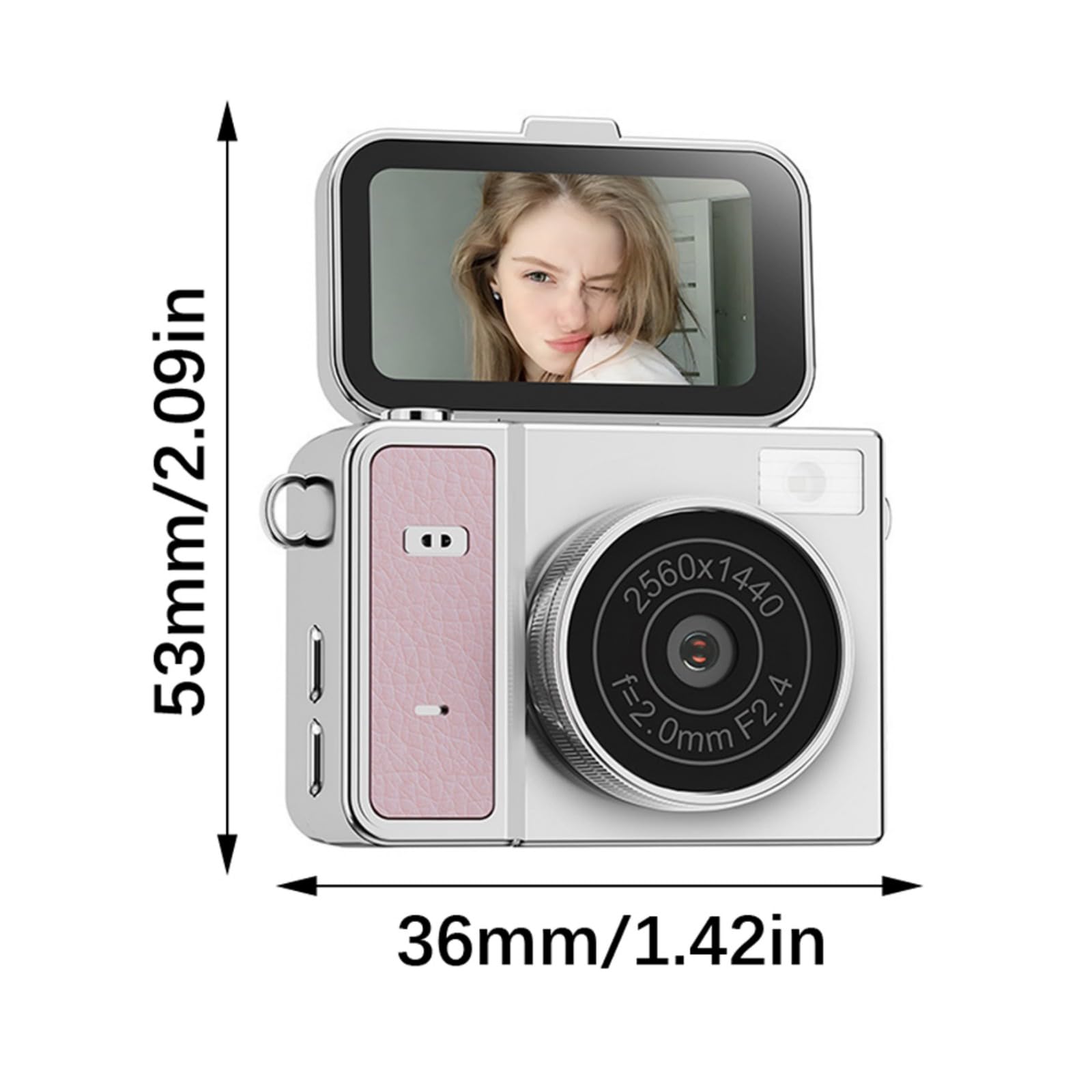 Générique Conception d ' Appareil Photo argentique avec Enregistrement vidéo et Mise Point Automatique 1080P pour Les débutants en Photographie et Les étudiants, Appareil Photo Traditionnel