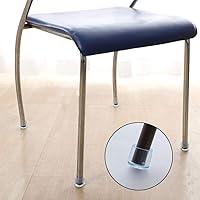 Vista 7 de uxcell 7/8 "0.827 in redonda patas de silla tapas tapas almohadillas protectores de piso de madera muebles muebles taburetes cubiertas 4 unids