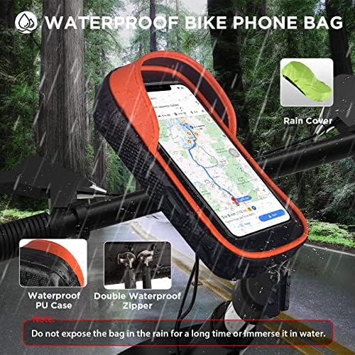 CNMTCCO Support Téléphone Etanche,Sacoche Vélo Guidon Cadre, Porte