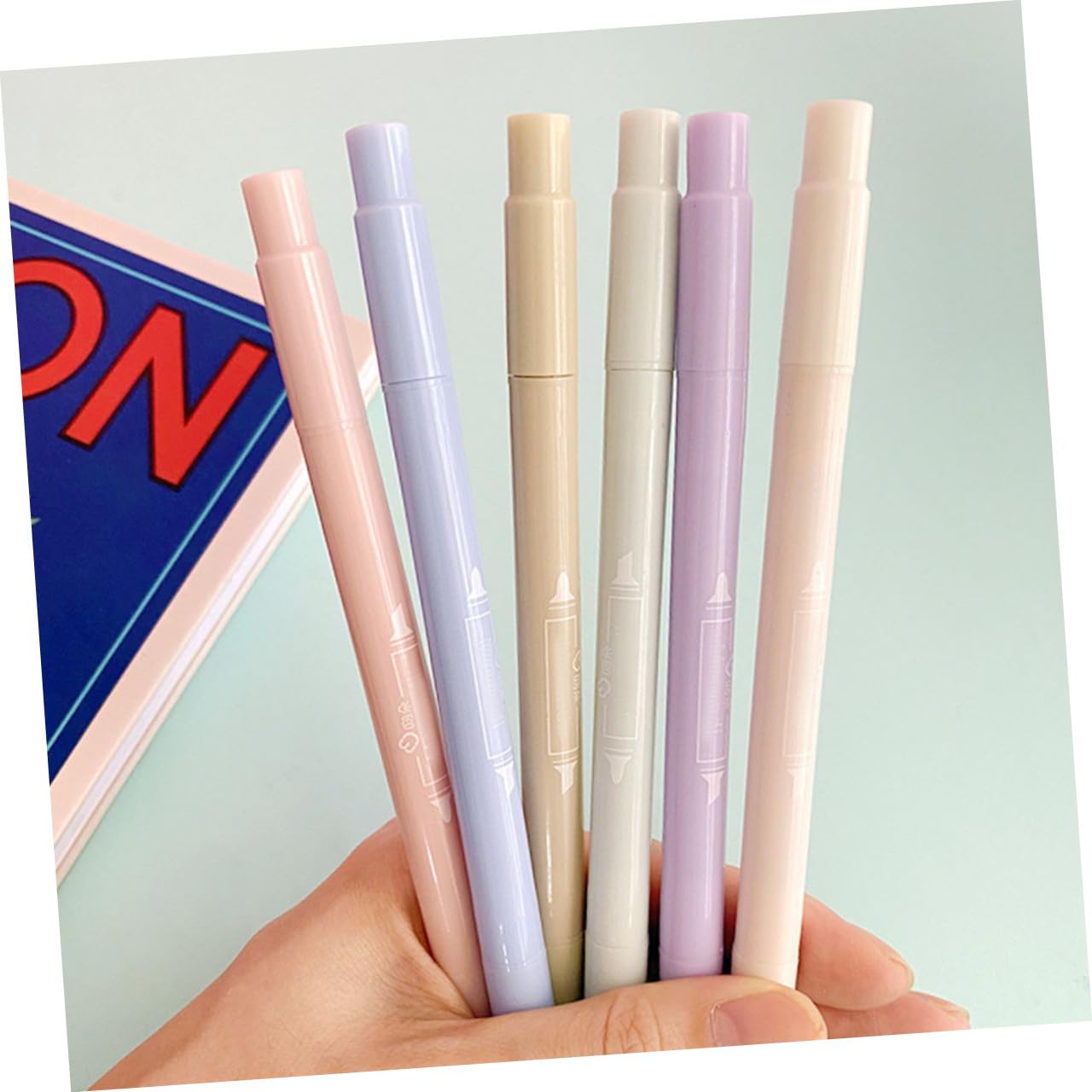 Lurrose Buchmarker Stift Pastell 36 Stück Textmarker Marker Notizen Buchmarker Büro Textmarker Auto Zurück Zu Schule Zubehör Arbeitsmarkierungsstift Büro Kunstmarkierungshalter Markierungen