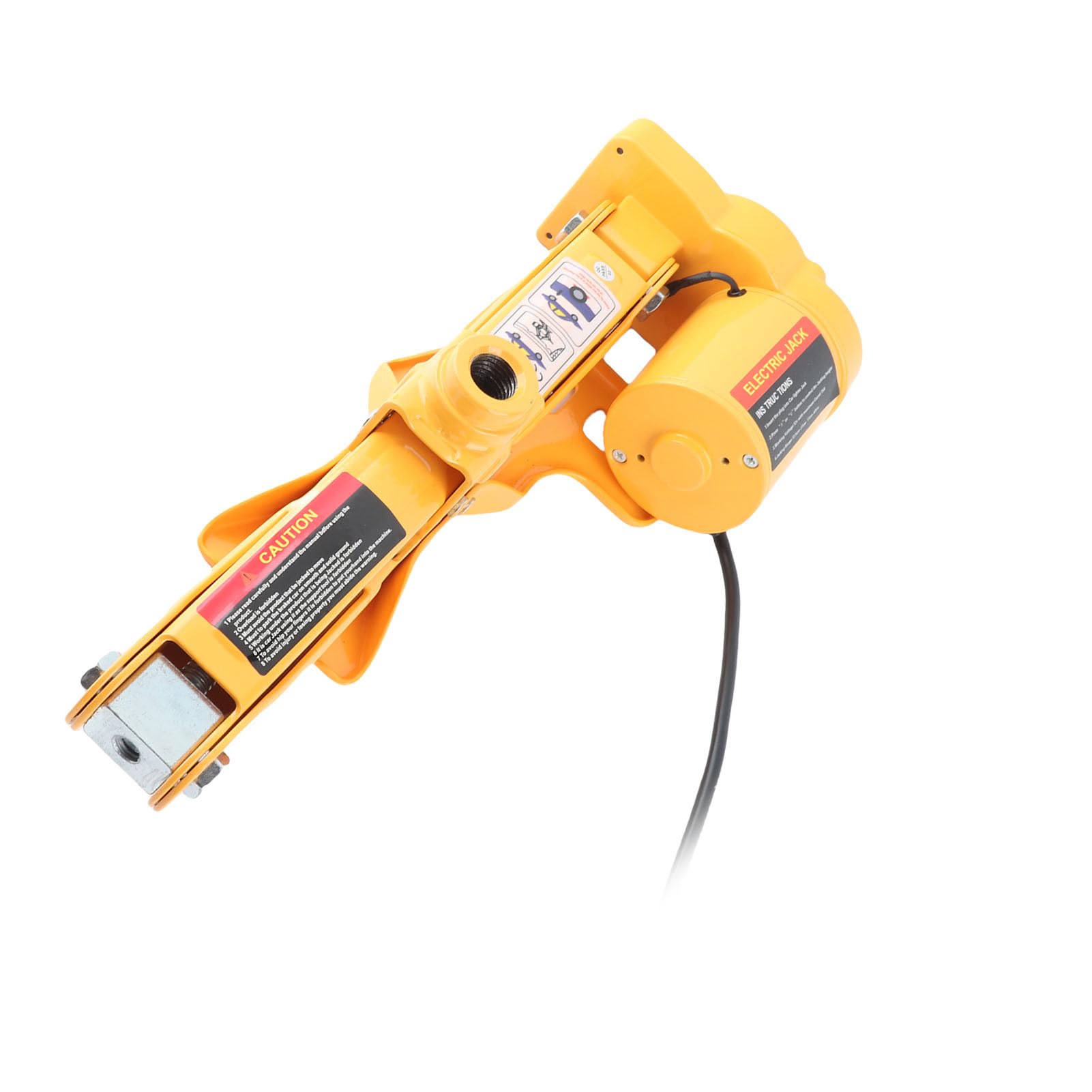 Cryfokt 3-Tonnen-Elektro-Wagenheber, Kompaktes, Tragbares Notfall-Auto-Hebewerkzeug für den Reifenwechsel Am Straßenrand, 12 V DC, Hubbereich 12–35 cm