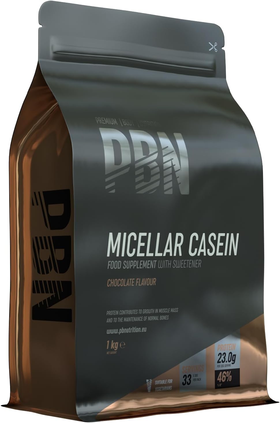PBN - Micellar Casein Chocolate 1kg Pouch