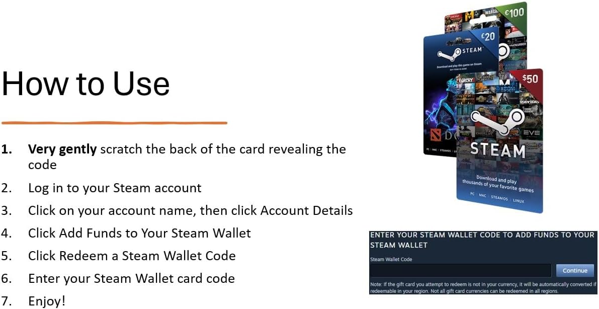 Steam Wallet Prepaid Card (20USD)
