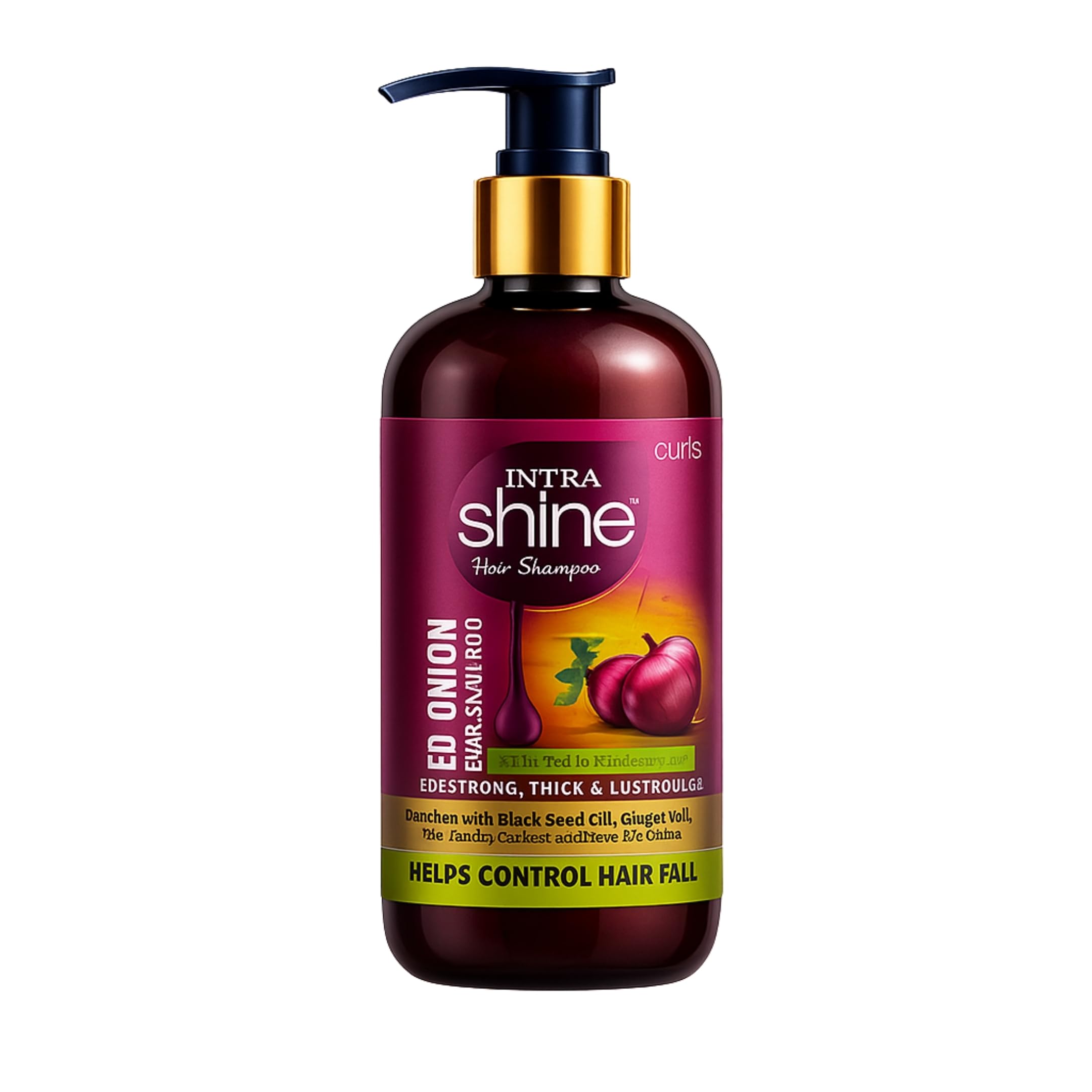 ROTEX Intra Shine Red Onion Hair Shampoo | Hair Fall Control & Hair Growth | Sulphate-Free | Strengthens Roots & Boosts Shine | For Men & Women | All Hair Types - (300ml)-image-25