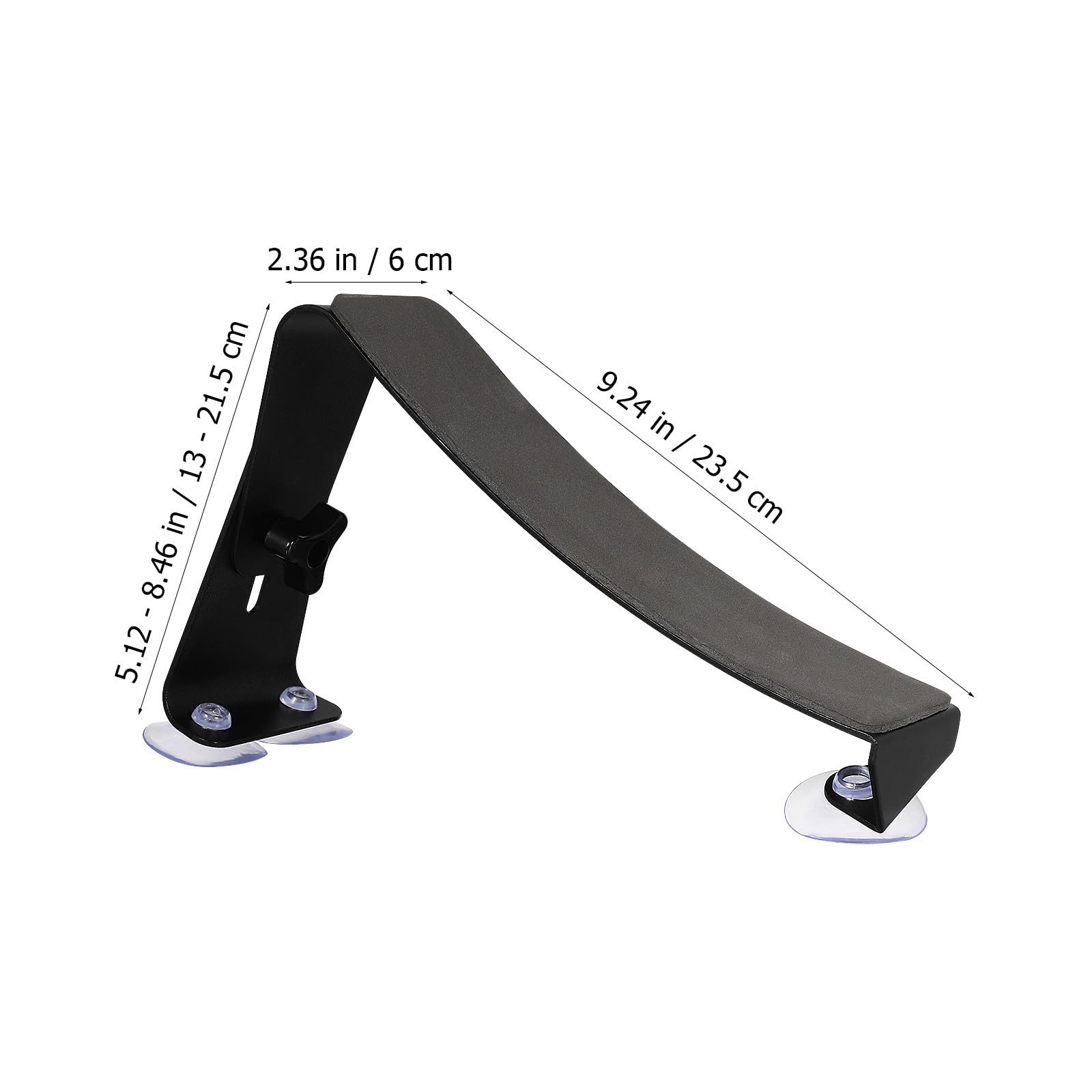 PLAFOPE Gitarrenstütze Klassisch aus Aluminium und Gummi mit Verstellbarem Winkel ±30° und Höhe 0 9cm Ergonomische Beinstütze für Gitarre und Ukulele bei Bühnenauftritten Zufälliger Stil