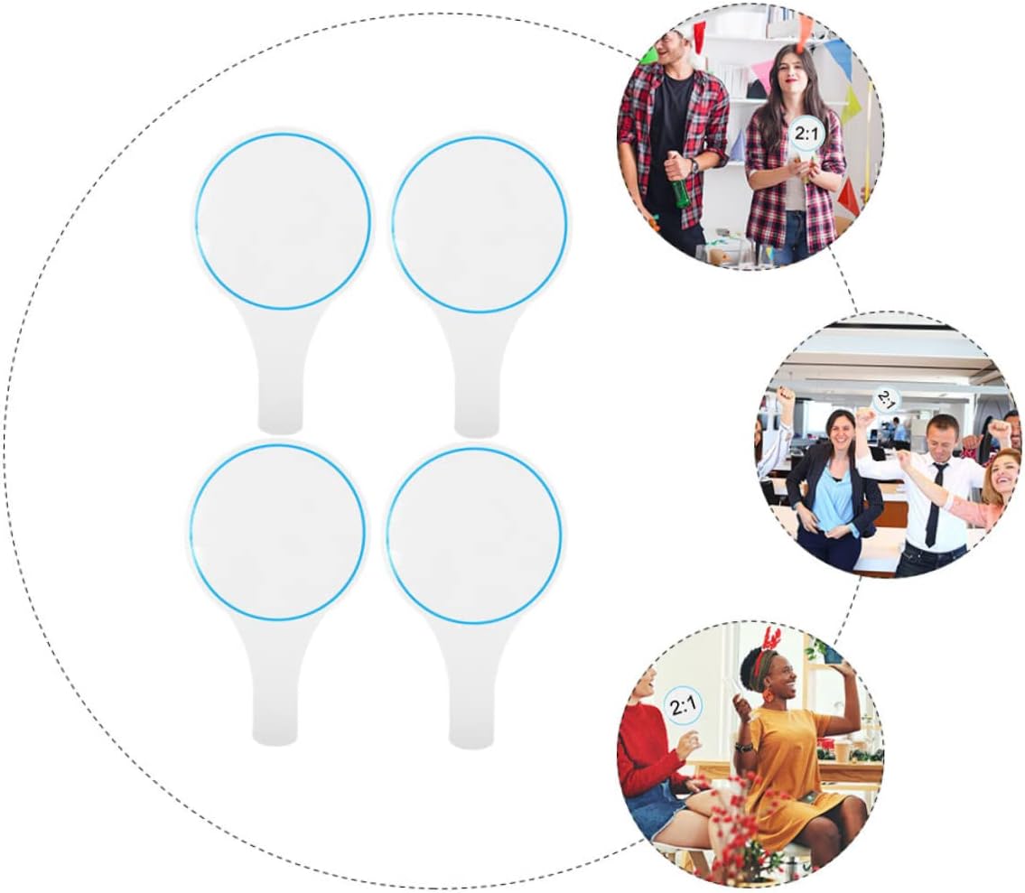 BESPORTBLE Score Board Dry Erase Paddles Bidding Paddles Dry Erase Answer Board Erase Answer Paddles Scoreboard