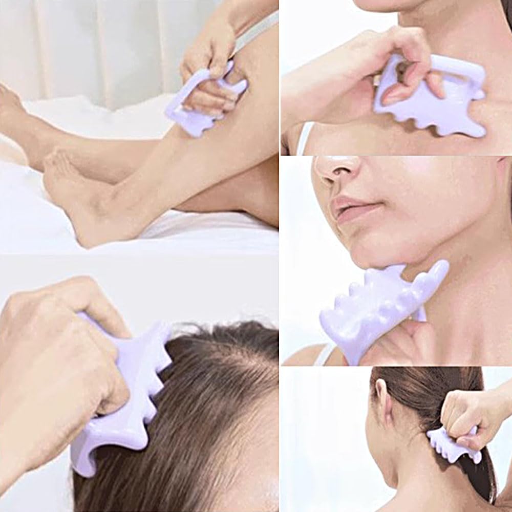 Amazon.co.jp: ESJNNK かっさプレート かっさ 取っ手付き 自宅エステ