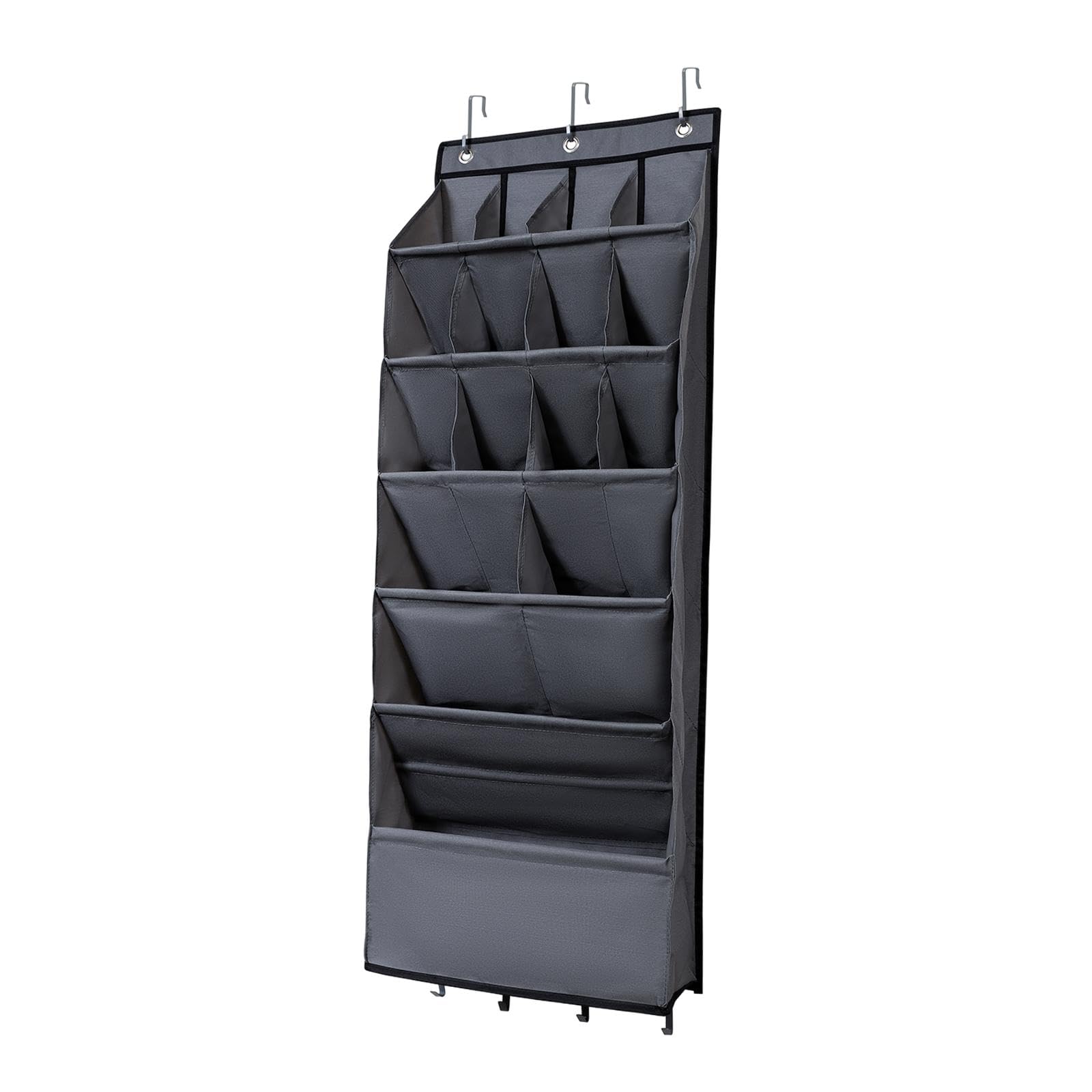 Organizador de zapatos multifuncional para colgar en la puerta, ahorra espacio, organizador de zapatos duradero para armario y pared, fácil de instalar