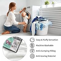 Vista 5 de YunTu Manta de vaca con estampado de vaca de animales de granja para niñas y mujeres, ropa de cama de decoración de vaca, regalos para Navidad, San