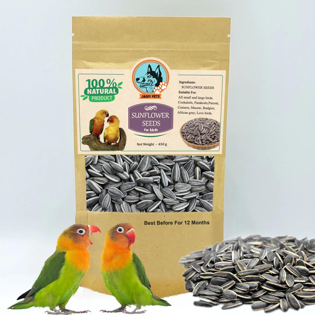 JAGGY Sunflower Seeds for Birds Premium Sunflower Seed 1Kg (B0CG9NH4XS) Amazon Price History, Amazon Price Tracker