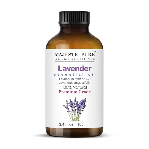 Miniatura 116 de Majestic Pure Aceite esencial de lavanda 100% puro para aromaterapia, masaje y usos tópicos, perfecto para difusor y difusor de aceites esenciales