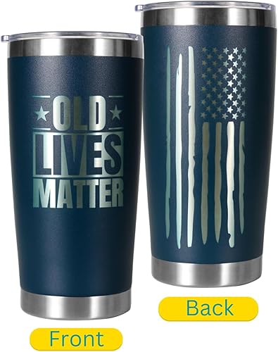 Miniatura 2 de VTIVE Old Lives Matter - Regalos de cumpleaños de jubilación para hombres, regalos de Navidad geniales para hombres, regalos para hombres, regalos