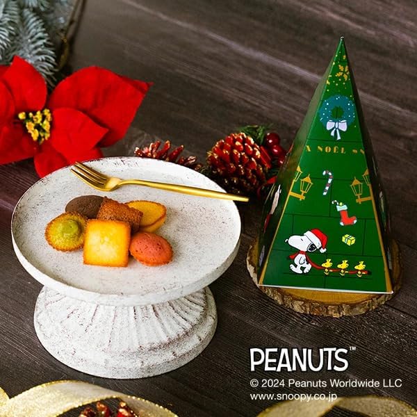 アンリシャルパンティエ クリスマス スヌーピー 焼き菓子 詰め合わせ 人気 スイーツ ギフト 個包装 プレゼント お返し 内祝い 手土産 プティ・ガトー・アソルティ ＜クリスマスパッケージ＞