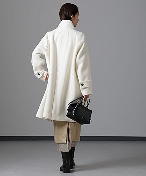 ナノユニバース　PECOLAMBウールカシミヤスタンドカラーコート PECOLAMB ウール カシミヤ スタンドカラー コート