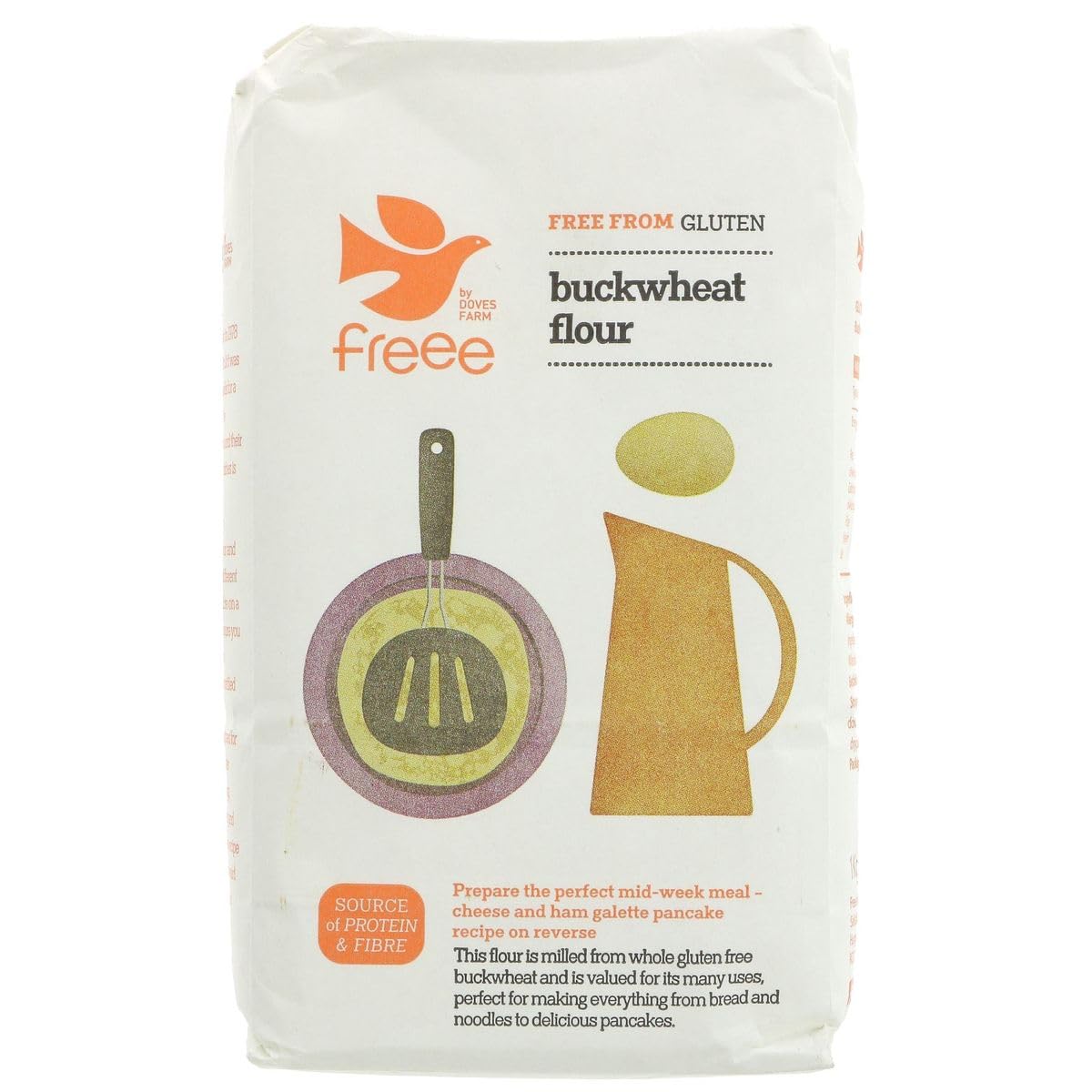 Buckwheat Flour Gluten Free Doves Farm 1kg