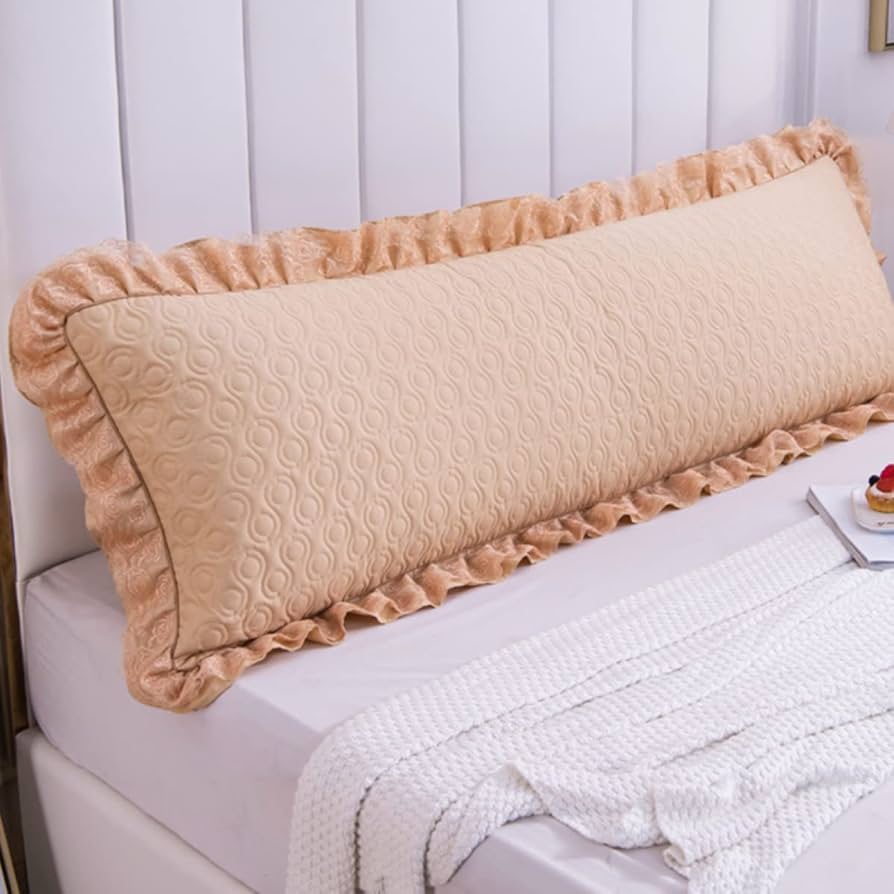 Amazon｜[LSDZW] フリル付き 枕 カバーのみ ロング 洗える