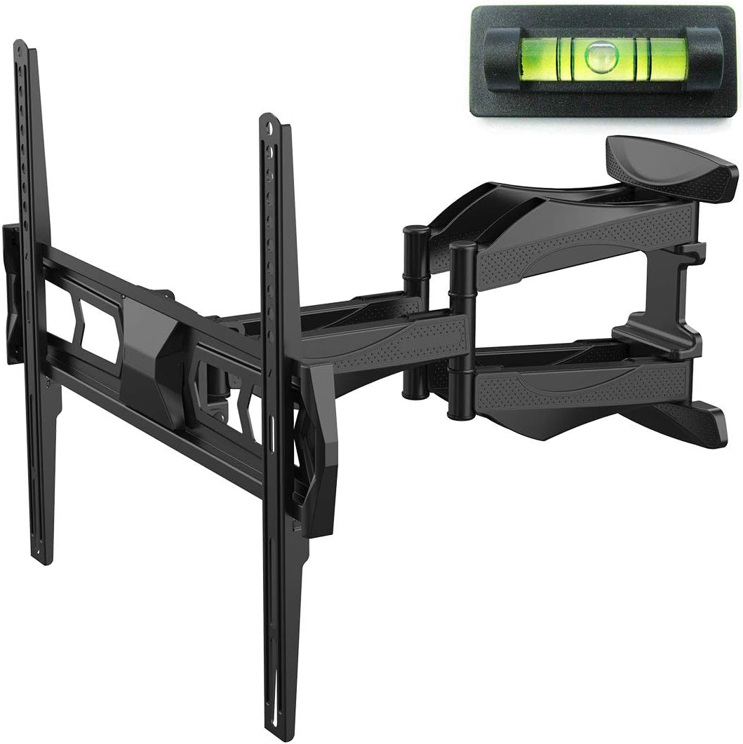 Fleximounts TV Wall Mount Bracket for Most 32-60 Inch Swivel Tilt Full Motion Articulating Long Extension LED LCD Flat Screen VESA 400x400mm