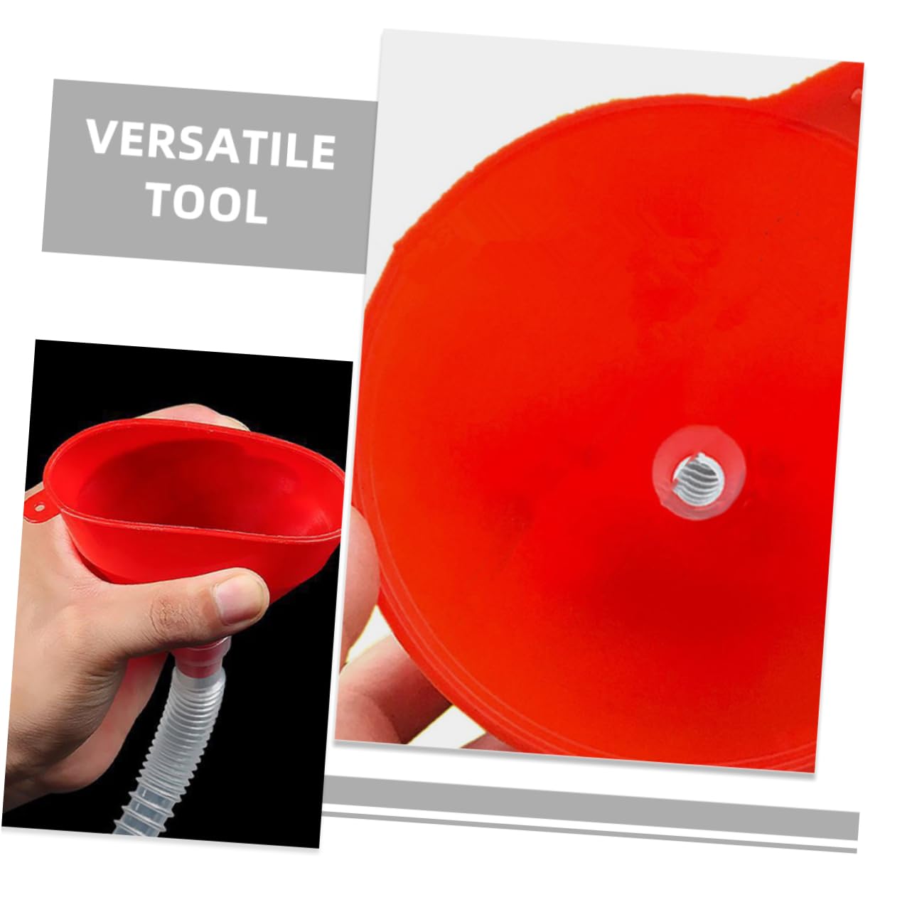 6piezas Embudo De Para Motocicletas y Coches Tubo Flexible Para Cambios De y Diseño y