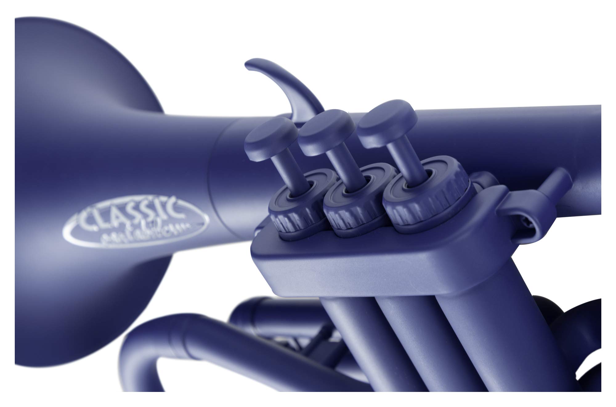 Classic Cantabile MardiBrass Flicorno in plastica ABS - Valvole Perinet - 600g leggero - Foratura: 11,5 mm - incl. bocchino e custodia - opaco blu