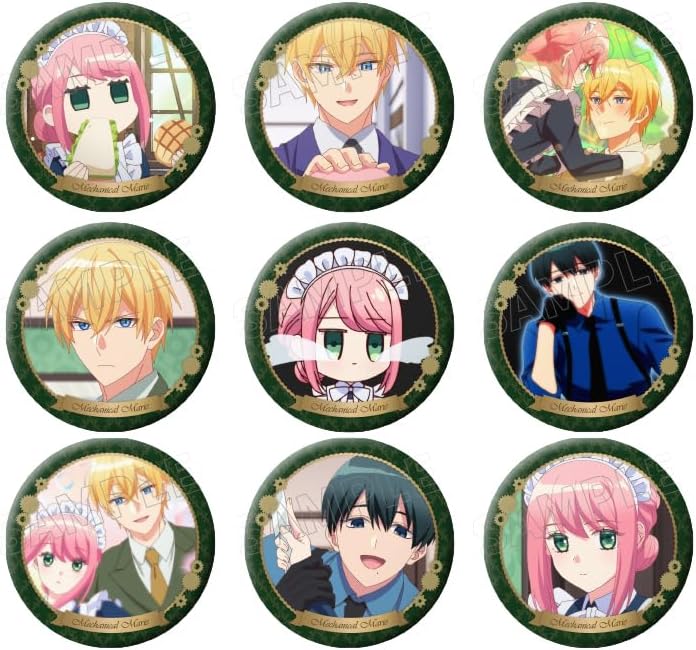 TV Anime Marie Machine Jikake Trading Can Badge Box of 9