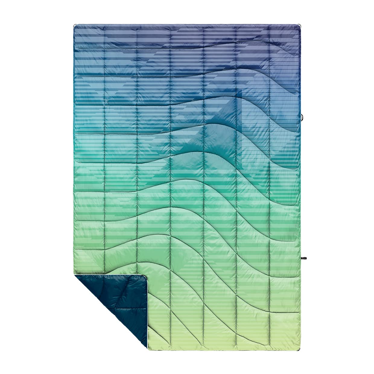 Couverture Rumpl The Original Puffy Blanket 1 Personne (52x75) - Motif Ocean Fade