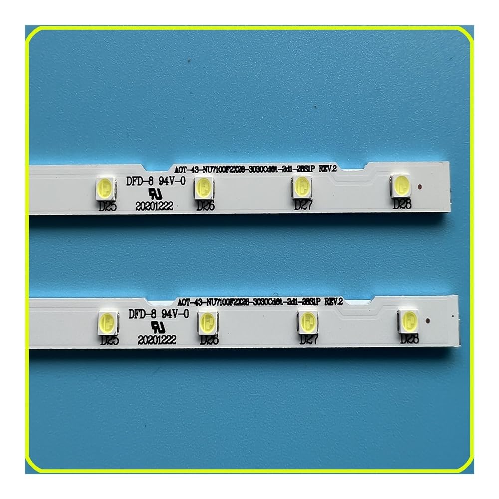 Striscia di retroilluminazione 28 lampade Adatto a TV da 43" UE43NU7100 AOT_43_NU7100F_2X28_3030C BN44-00947A UE43NU7120 UE43NU7170 BN96-45954A pezzi di ricambio