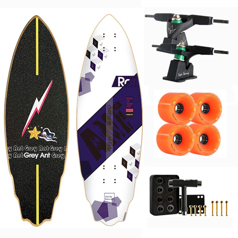 Amazon.co.jp: ロングボード33 × 10インチ、竹とガラス繊維の復合板