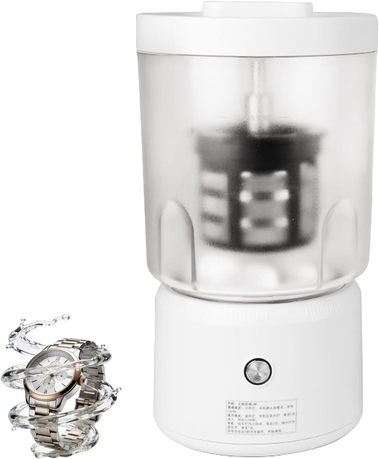 Máquina Limpiadora De Piezas, Limpiador Ultrasónico 25 W Con 2 Modos, Filtro Aceite Extraíble, Herramienta Reparación Relojes Para Tornillos, Correas Y Cristales