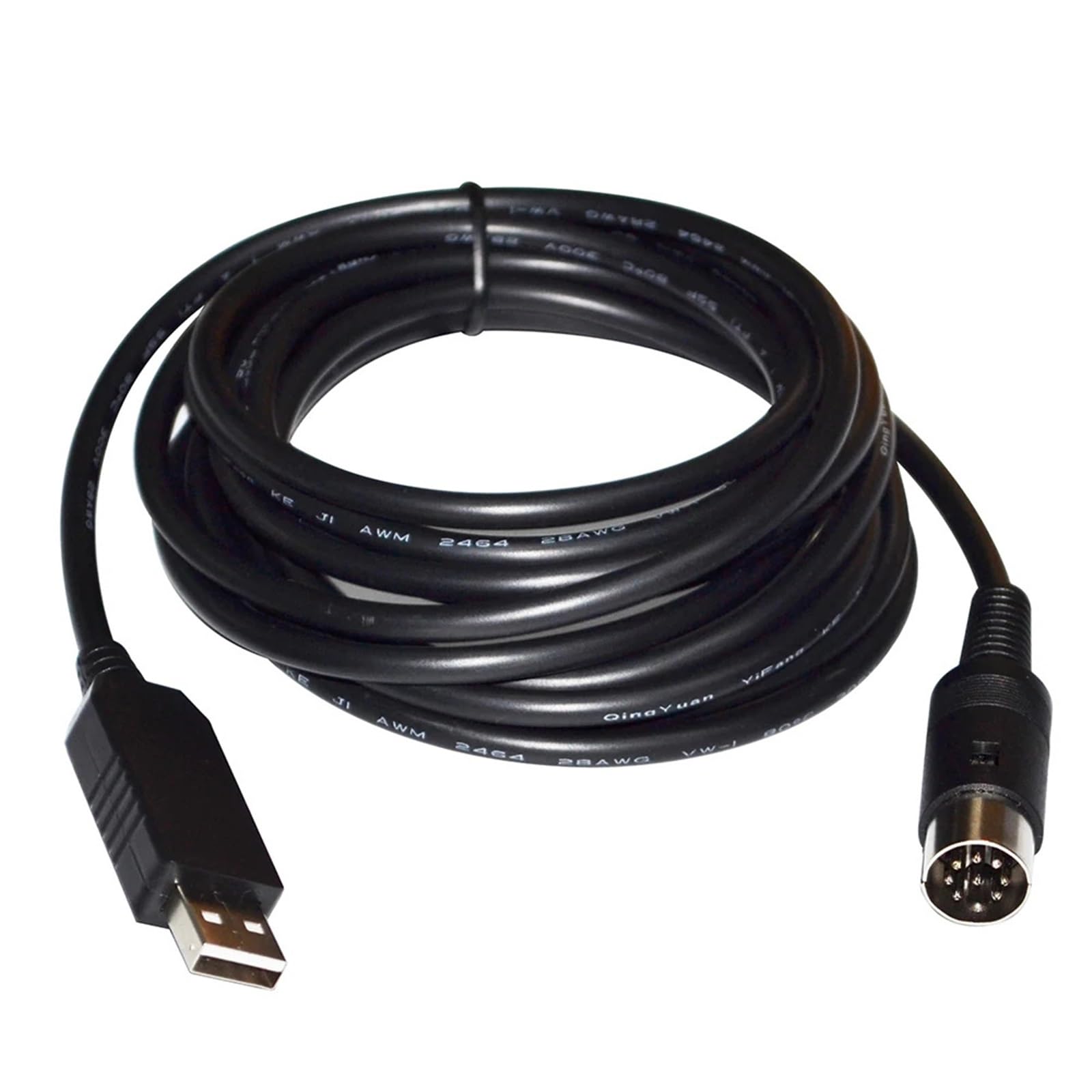 Adaptateur USB RS232 À 8 Broches DIN CONVERTISSEUR CÂBLE DE Communication SÉRIE(3 metres)