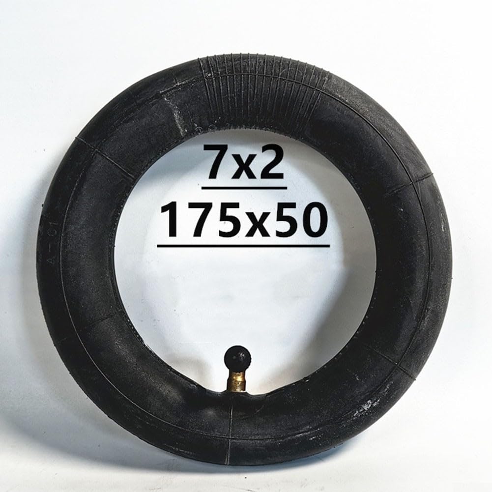 Neumáticos con cámara de aire de 7 pulgadas de espesor, neumático de goma para scooter eléctrico, cámara de aire de 7x2 y neumático exterior de 175x50, neumático de repuesto para silla de ruedas, cáma