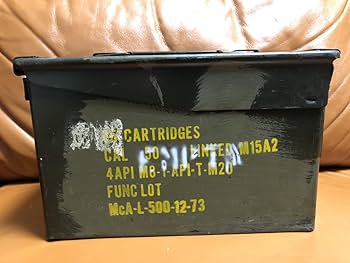 米軍 爆薬箱 cal50機関銃 アモカン 米軍 爆薬箱 cal50機関銃