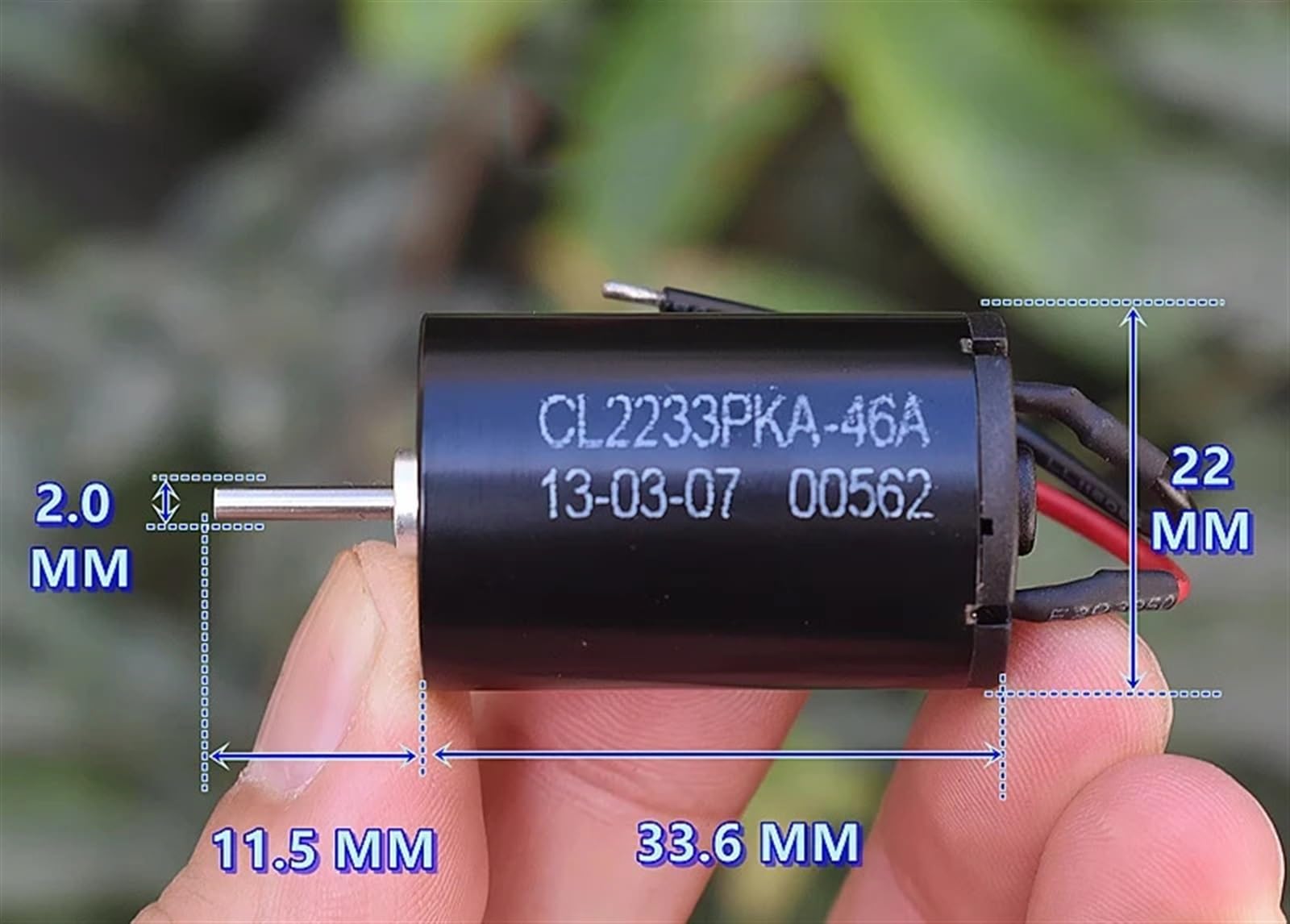 CL2233 22 mm * 33 mm duży silnik bezrdzeniowy 5-biegunowy wirnik duży moment obrotowy DC 24 V 36 V 48 V 9500 obr./min silny magnetyczny silnik z pustym kubkiem 1 szt