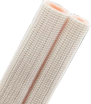 Pipe Insulation Foam Tube, Pipe Insulation Wrap Heat Preservation Insulated Foam Tubing Cover for Mini Split Copper Line Set Water Pipes19x12mm