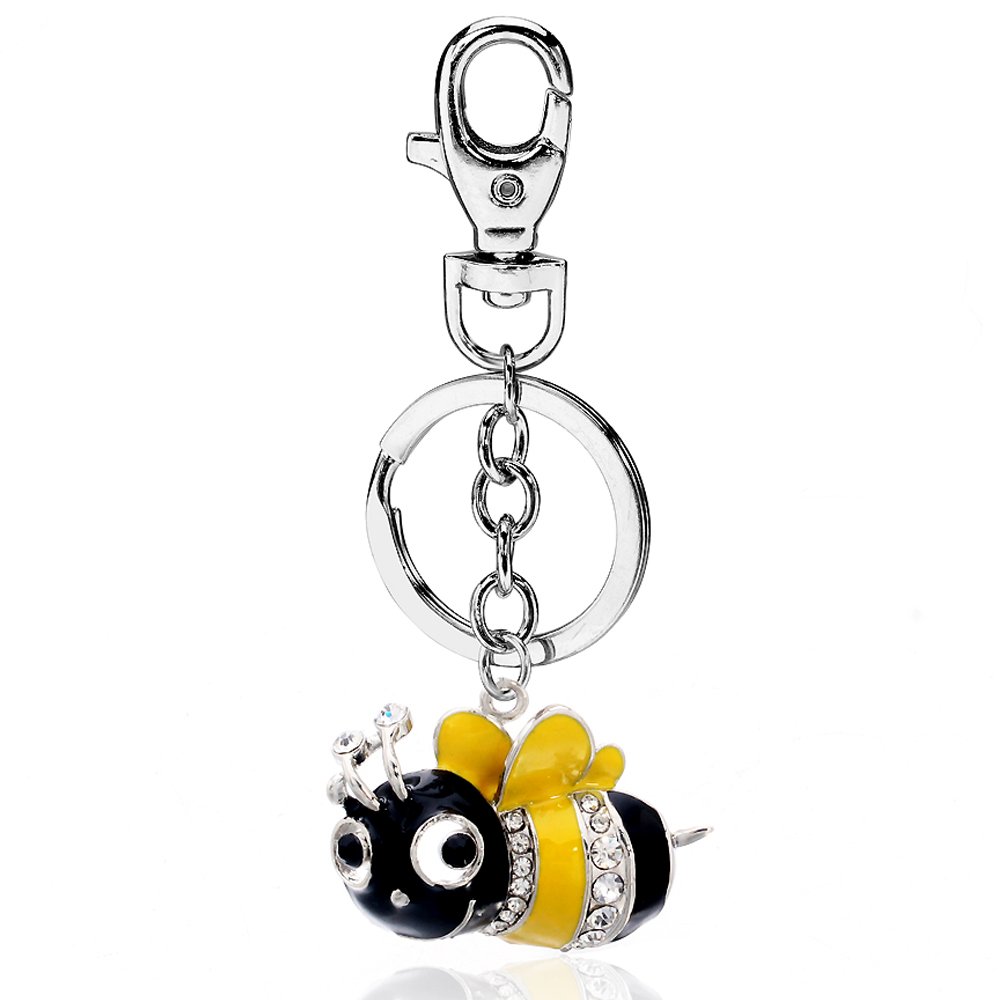 Liavy's Sparkling Kokopelli Charm Keychain – Rhinestone Crystal, Multi-Use Fashion Accessory - View #8