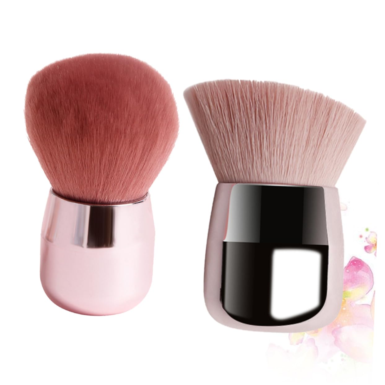 MAGICLULU 6 Pz Pennello per trucco Blush per fondotinta pennelli make up professionali pennelli professionali make up pennello blush pennello per il trucco portatile pennello per cipria rosa