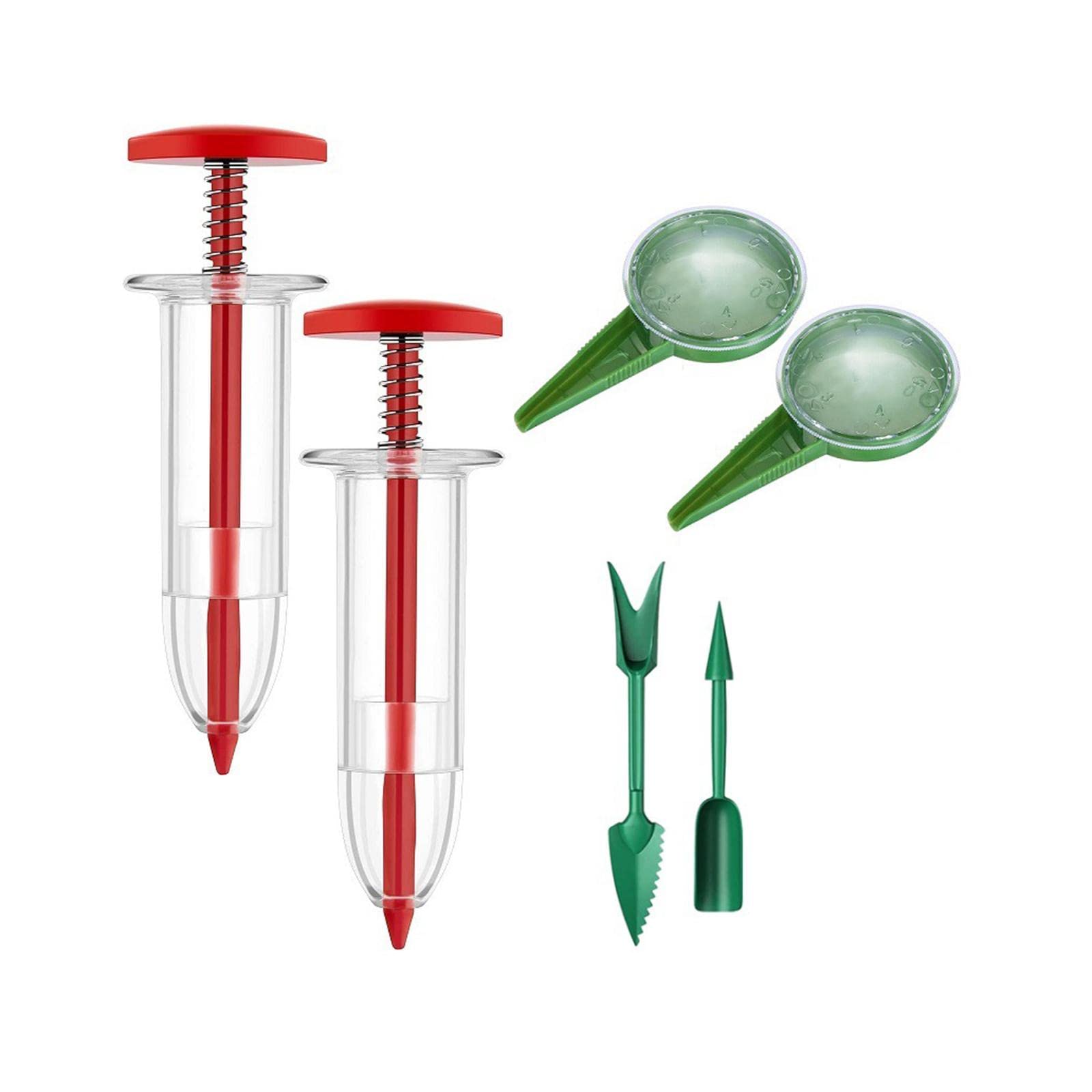 AnyCommand® Handheld Seeds Dispenser Garden Seedling Tool Sower Seeder for Red and GreenSeeders Spreaders Plant Care Soil Accessories Gardening Supplies Yard Outdoor Living-image-6