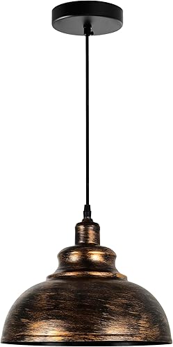 CWI Lighting Vogel 1 colgante de plumón con acabado de cobre antiguo Fom