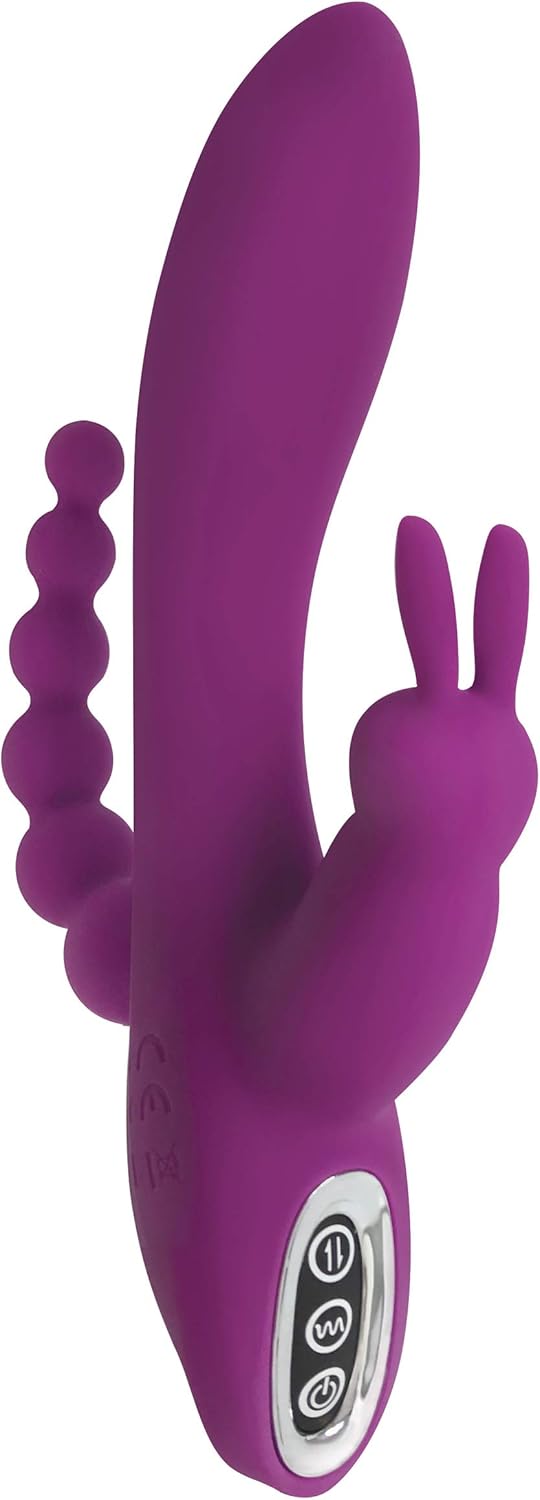 Curve Novelties Curve Novelties Gossip Quivers 10X Silicone G-Spot Rabbit Vibrator