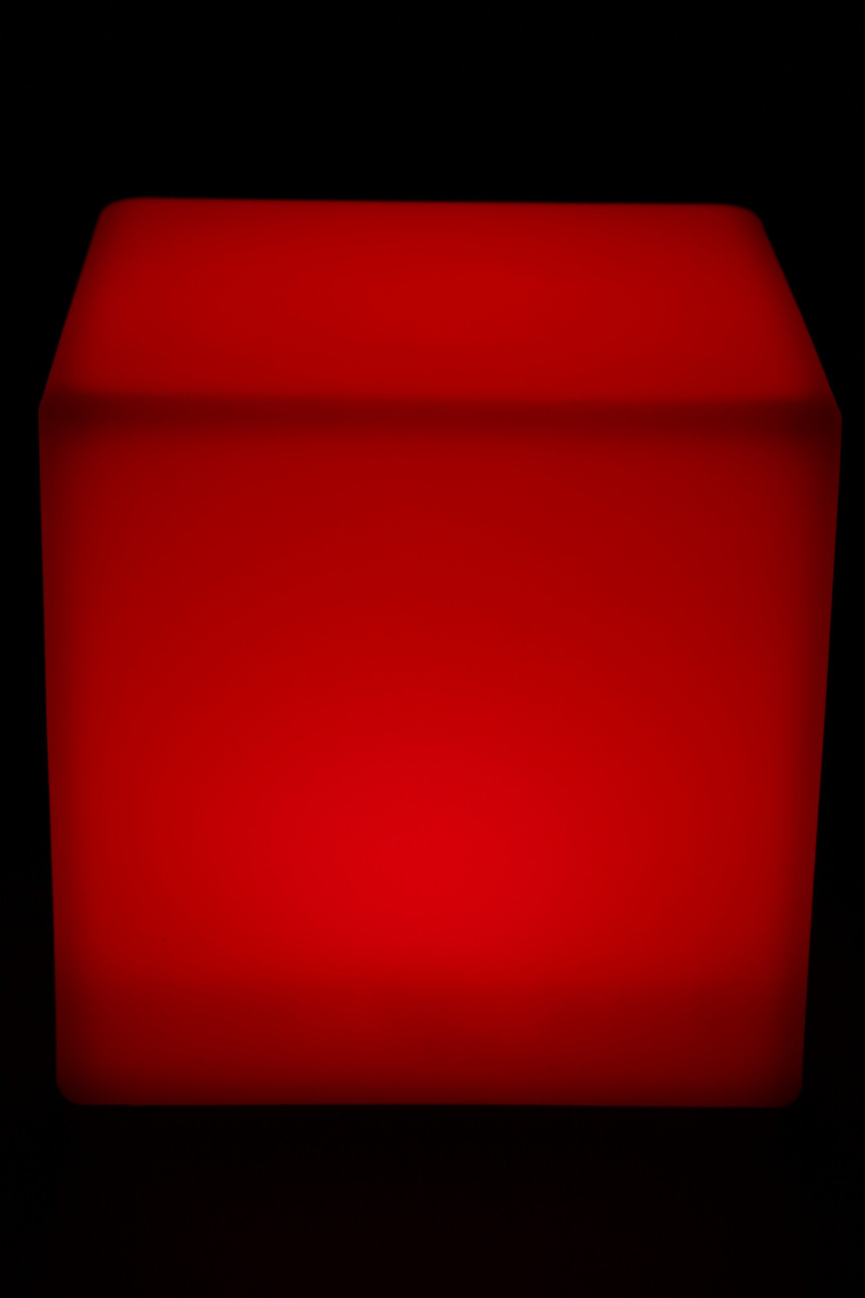 cubo Luminoso Tecnologia LED Cambio di Colori 30cm Lampada cubo Sgabello accumulatore FB UVP 249,-