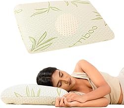 Standard 100% Natural Latex Pillow with Bamboo Fabric | Suitable for Side, Back & Stomach Sleepers | Latex Pillow for Neck Pain 24x16 (Pack of 2)