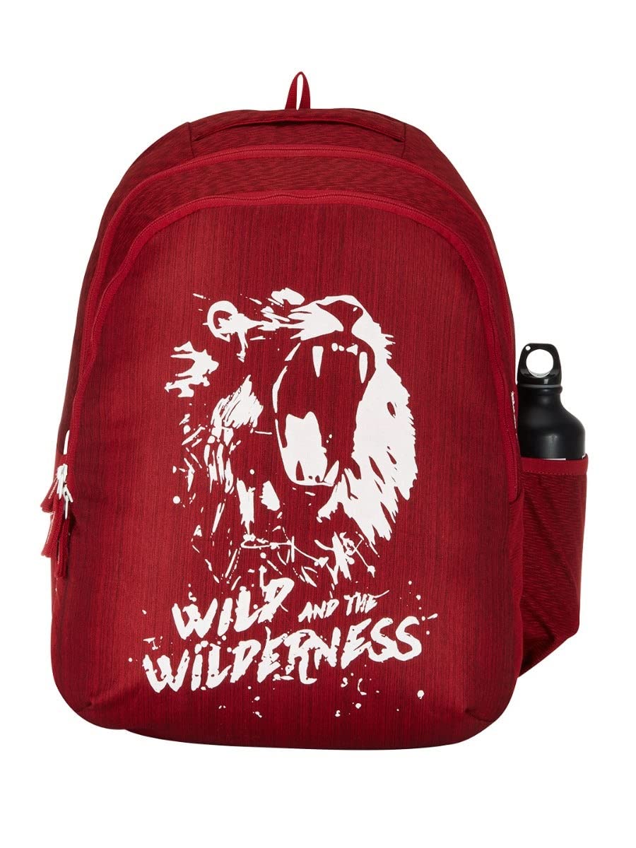 Blaze 35L Backpack with Rain Cover(12951) (Red)-image-34