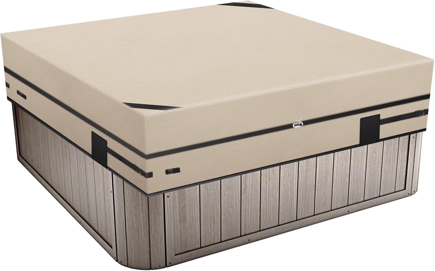 Square Hot Tub Cover, Waterproof Hot Tub Cover Protector