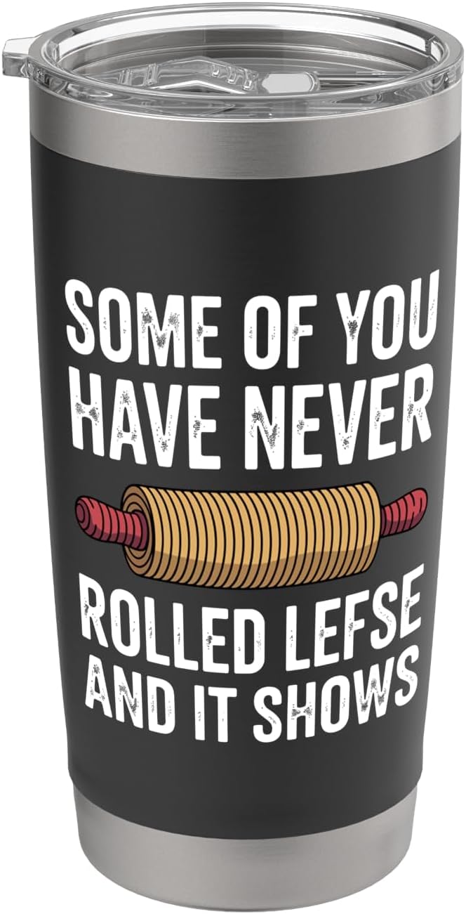 Lefse Design For Men Women Kids Rolling Team Lefse Stainless Steel Insulated Tumbler