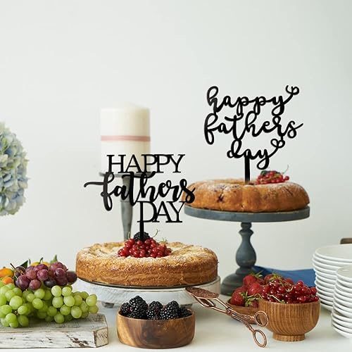 Miniatura 7 de 10 decoraciones para pastel del día del padre, decoración de pastel de cumpleaños con purpurina negra para el día del padre, suministros de fiesta