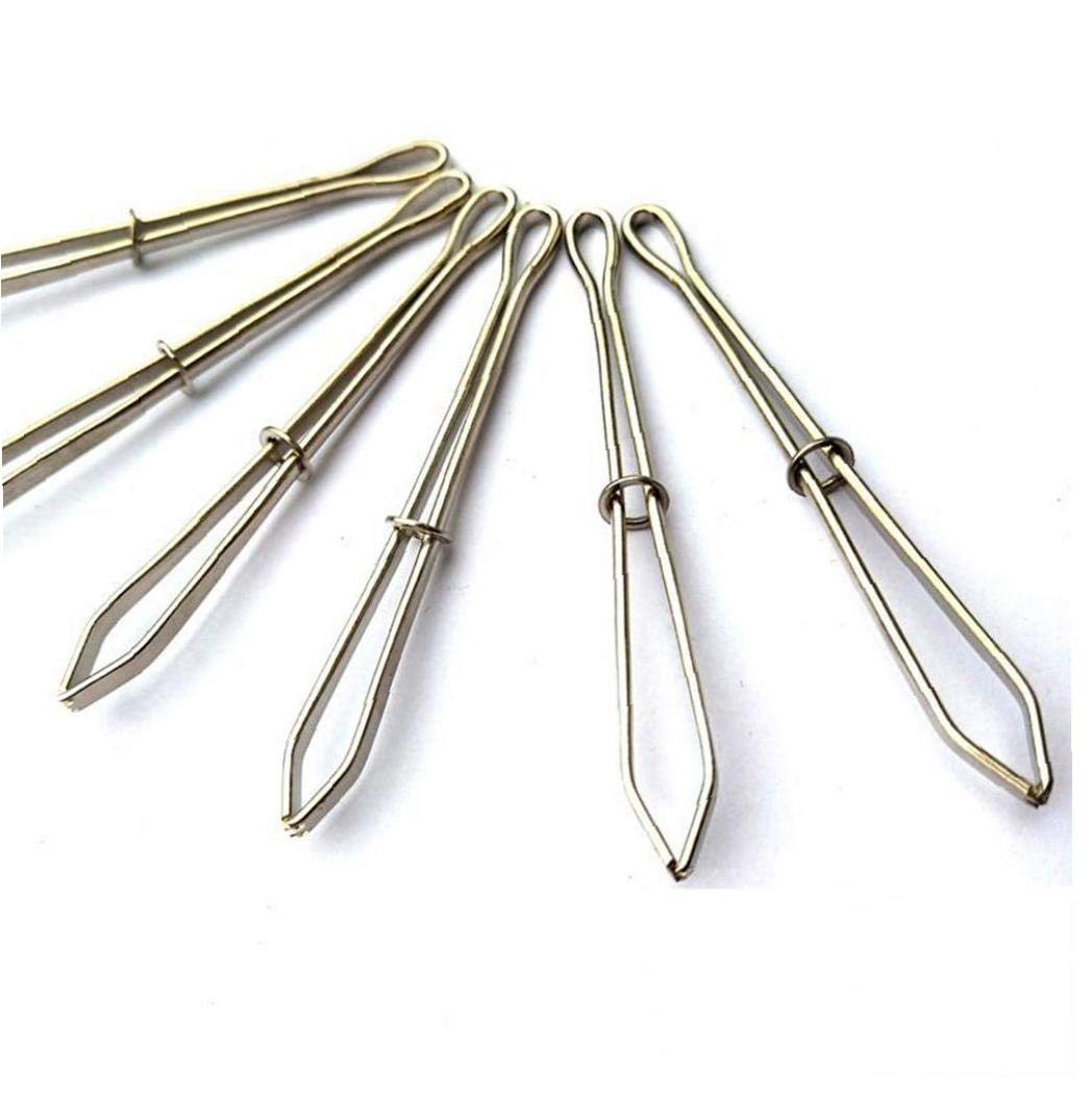 10 Stks/set Gemakkelijk Pull Bodkin Threader Pincet Naaien Elastische Band Tool Voor Elastische Inrijgen Wol Garen