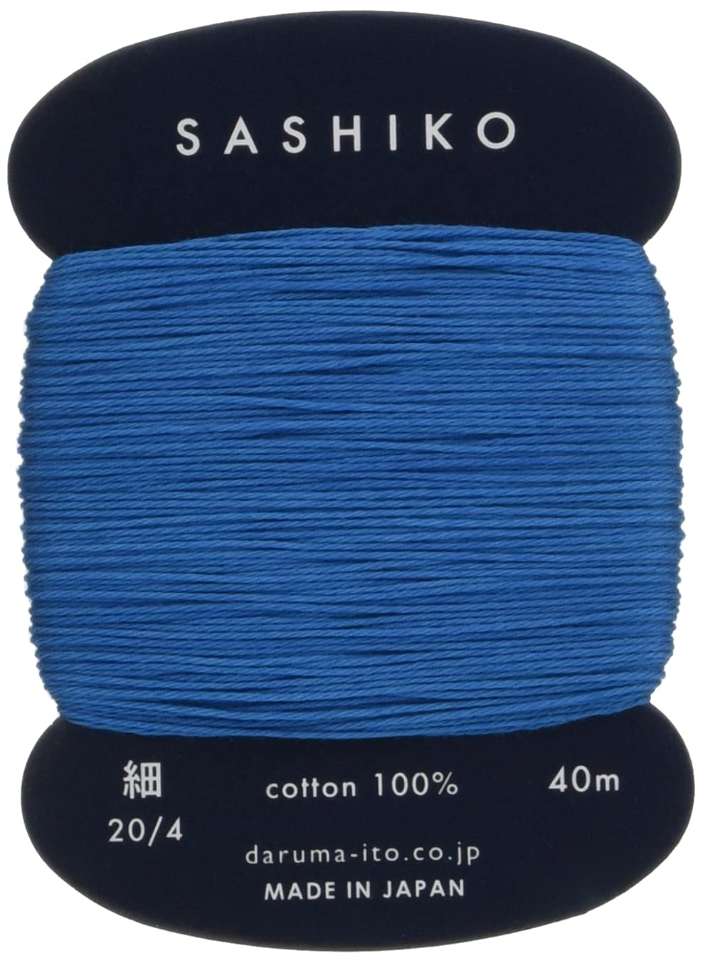 Yokota Daruma Sashiko Thread Single and Variegated Color (Blue, Thin 40M Card)