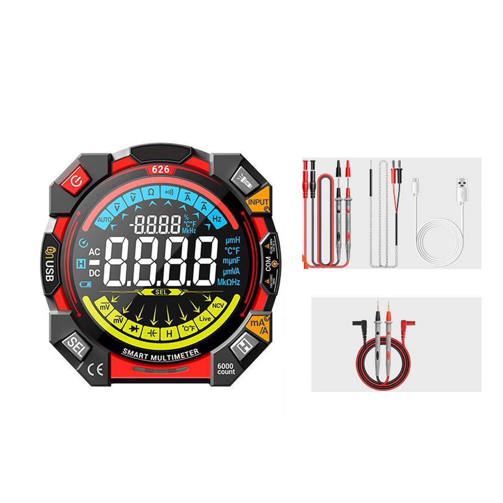 Tsophreniq Nib Pen Multimeter Tester Digital With Voltmeter And Ohms Meter Resistance; Tests Live, Continuitys Digital Tester