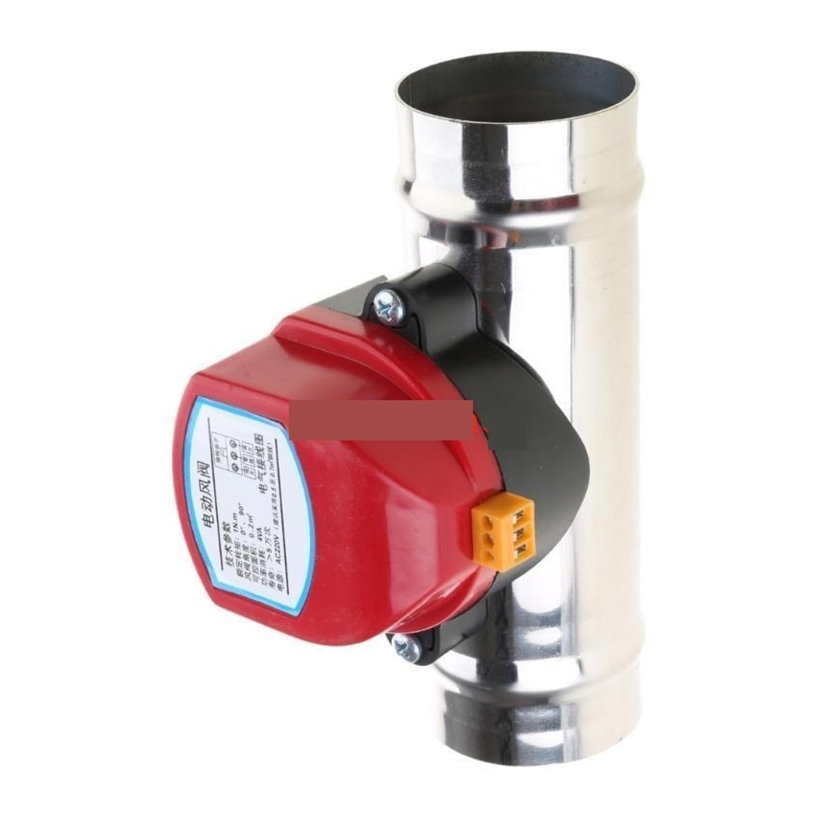 Motorized HVAC dampers System, 220VAC Electric Air Damper Valve Motorised Duct Volume Control Replacement(80mm)