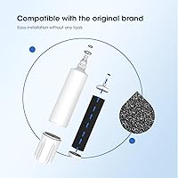 Vista 5 de GLACIER FRESH Repuesto para filtro de agua 4204490 y cartucho de purificación de aire 7007067, compatible con Sub-Zero 4204490, filtro de agua