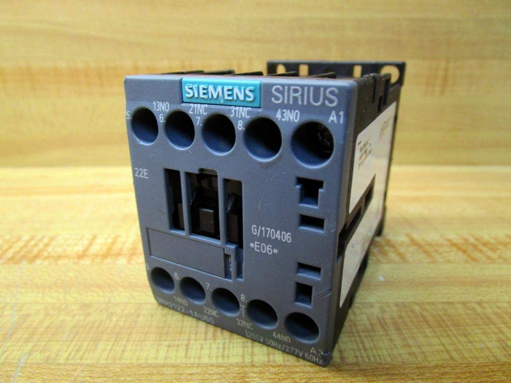 Contacteur Siemens Sirius S00 résolvant les chutes de tension en courant alternatif 277V 60Hz